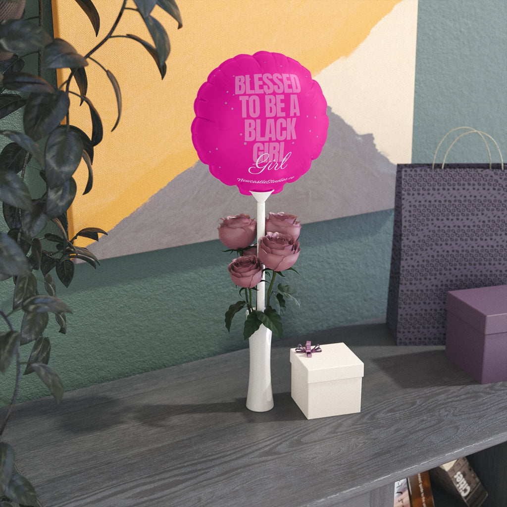 "Blessed to be a Black girl" Balloon