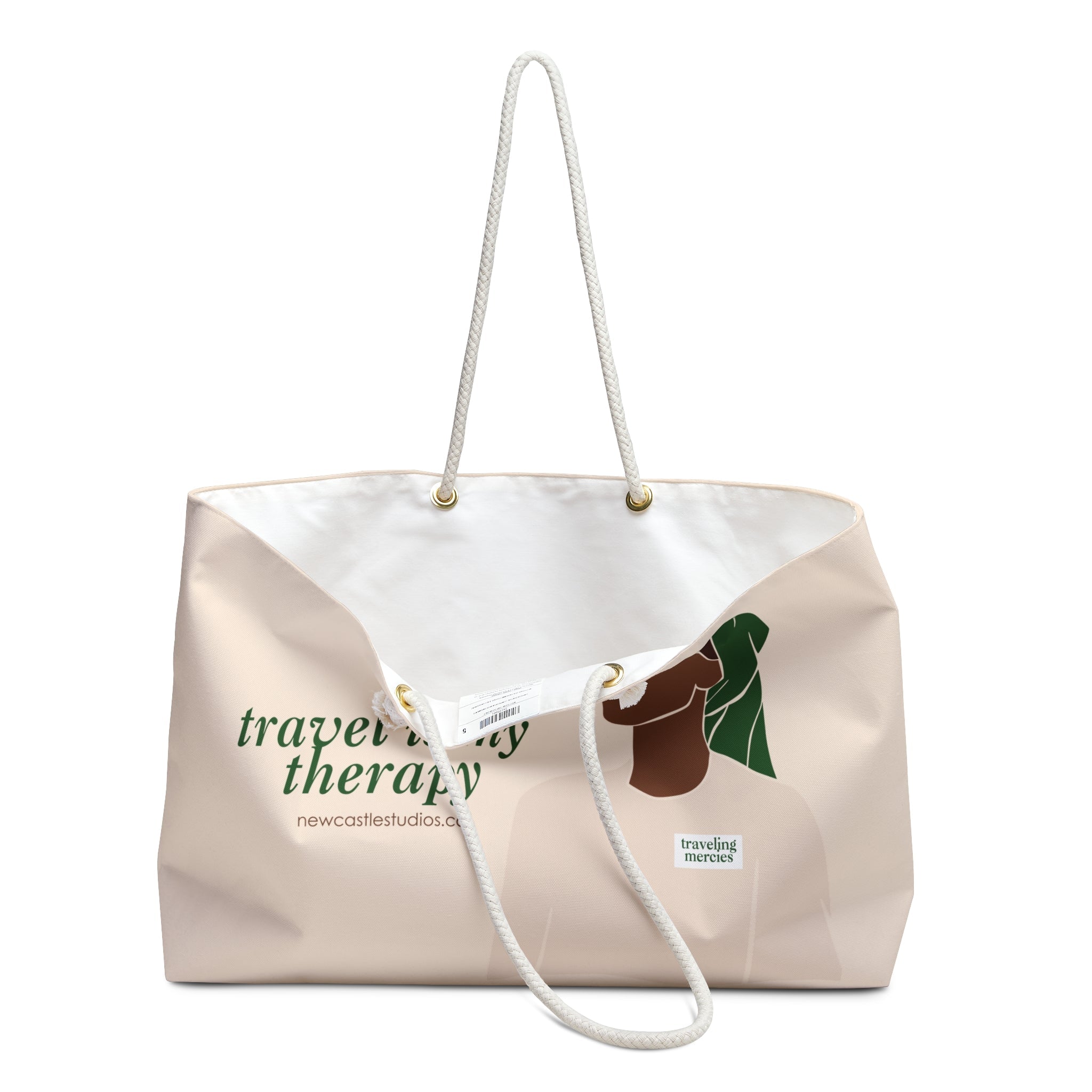 "Travel is my Therapy" Weekend Bag