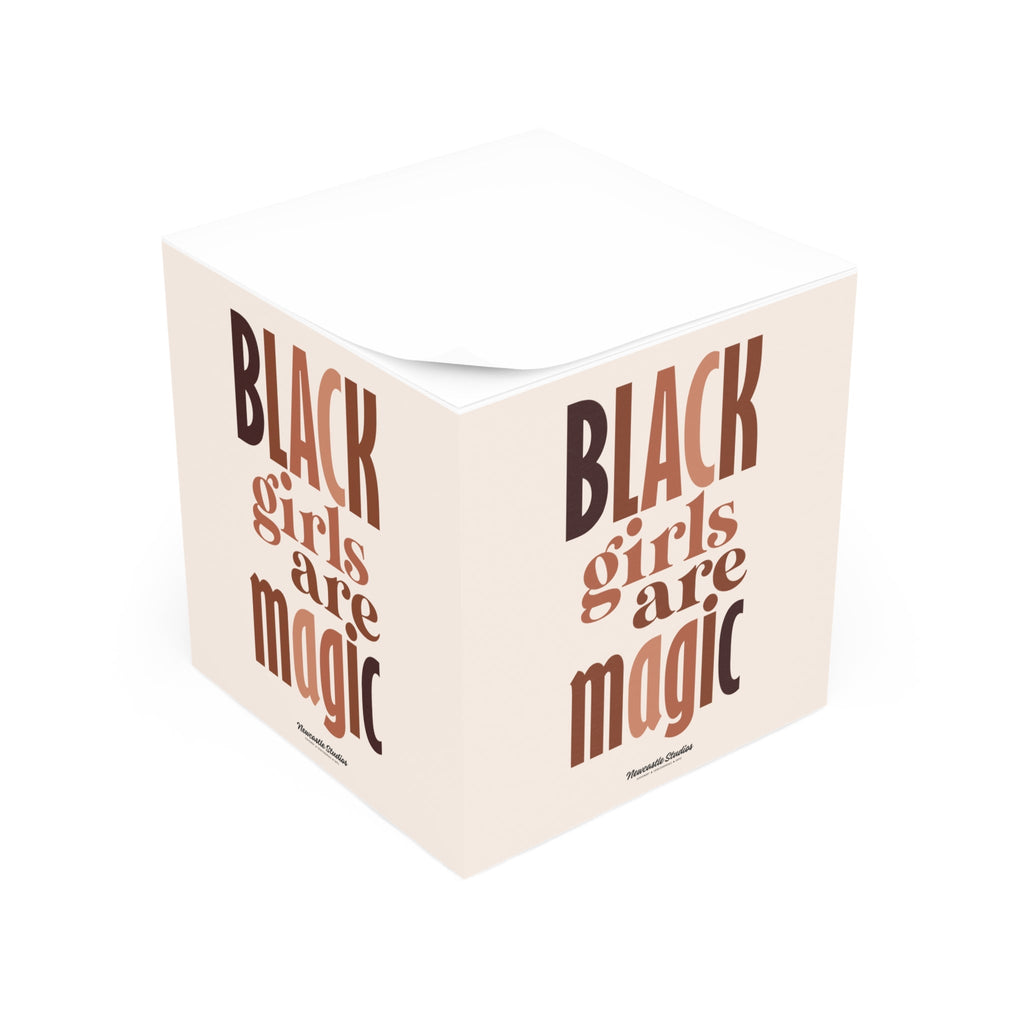 "Black Girls are Magic #2" Note Cube