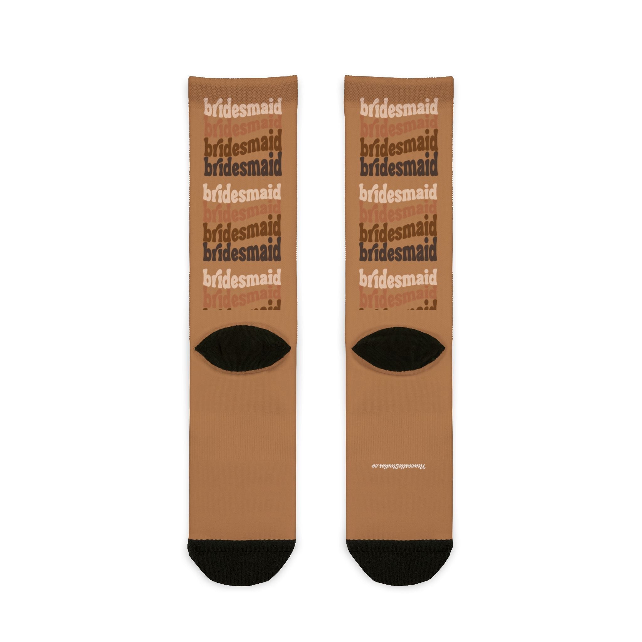 "Bridesmaid" Crew Socks