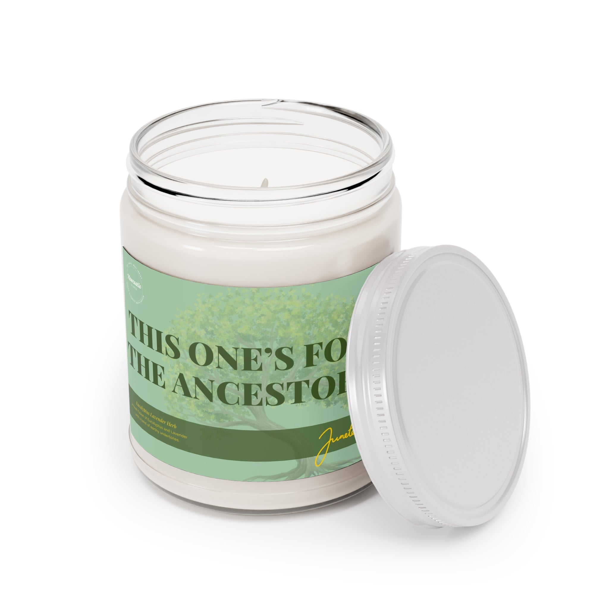 "Juneteenth" Glass Candle