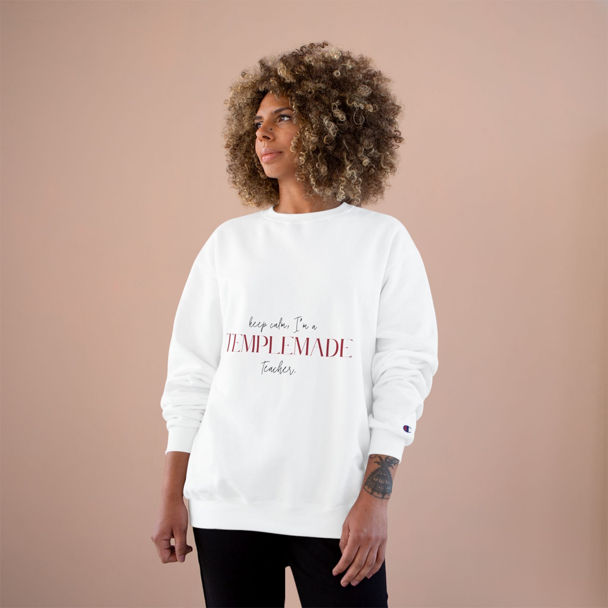 TempleMADE Teacher Crewneck