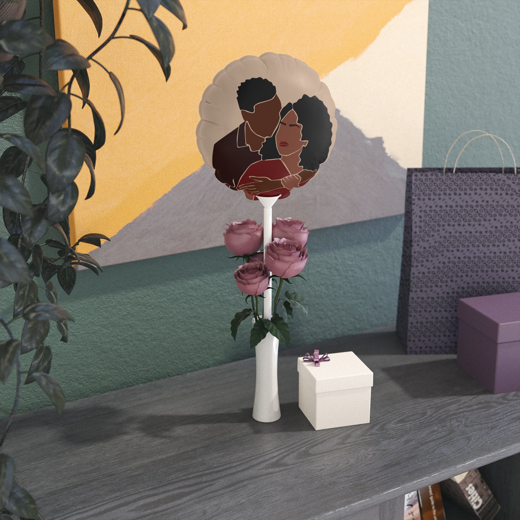 "Black Love #3" Balloon (6 in)