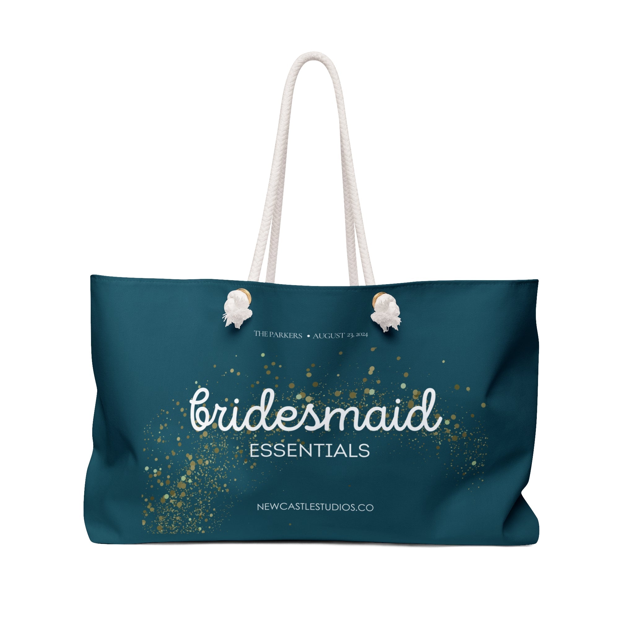Personalized "Bridesmaid Essentials" Weekend Bag