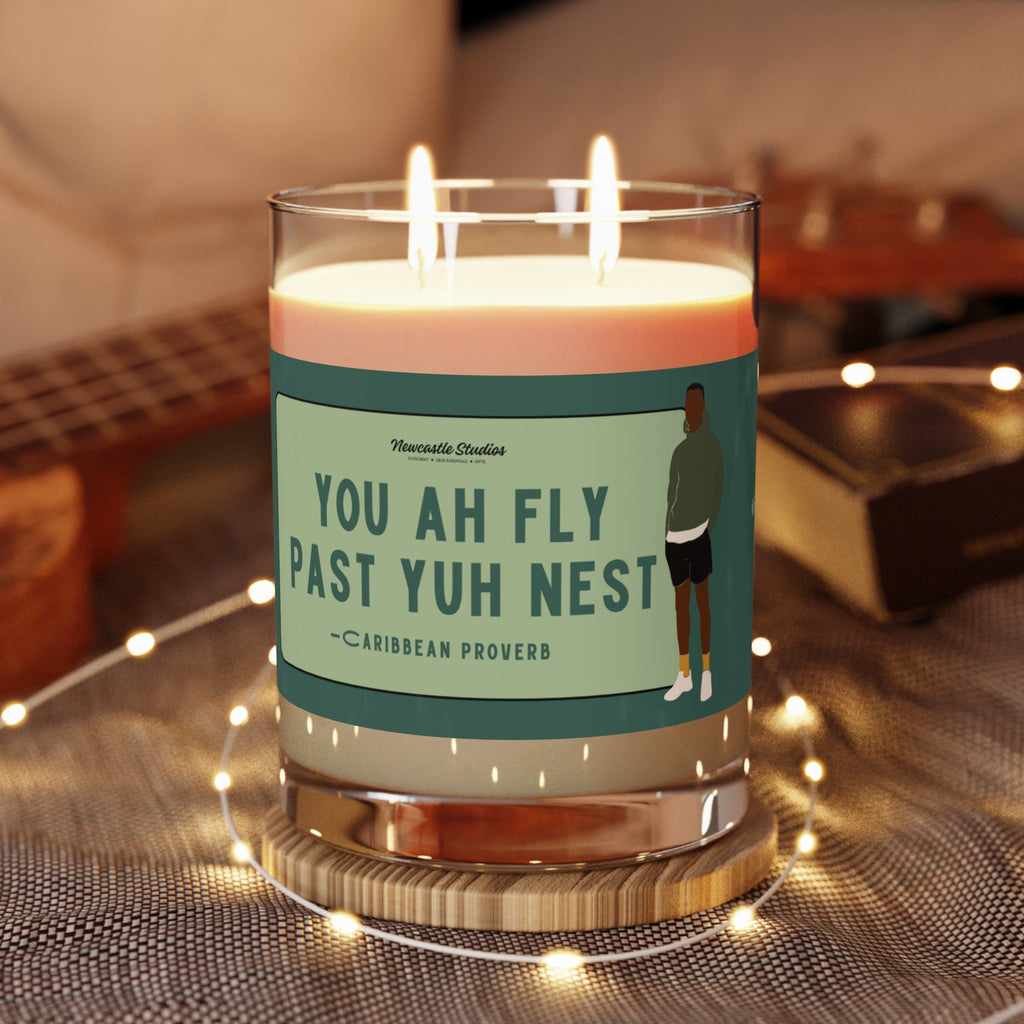 "You Ah Fly Past Yuh Nest" Luxe Candle