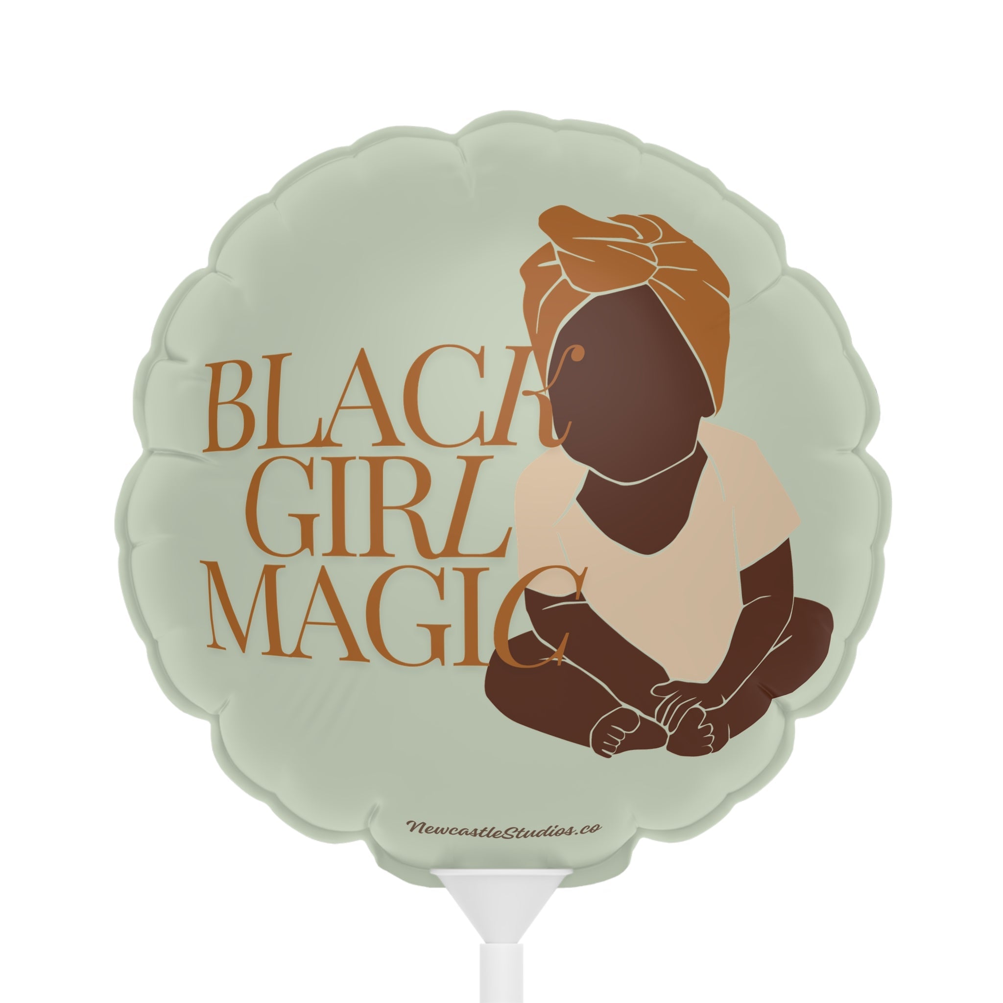 "Black Girl Magic" Sage Balloon (6 in)