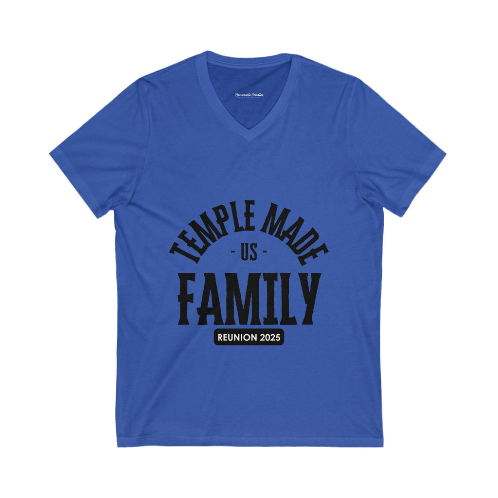 TempleMADE Us Family V-Neck T-Shirt (Adult + Unisex)