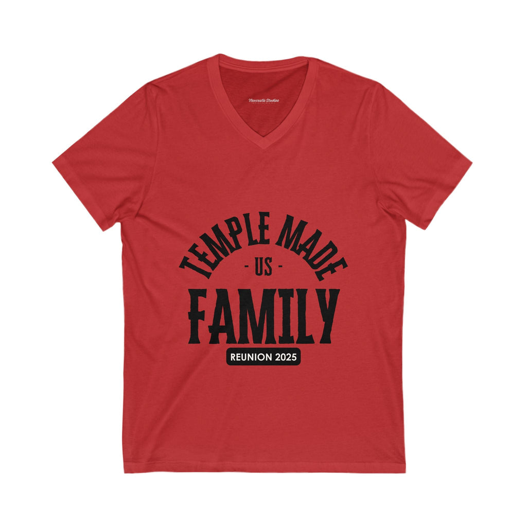 TempleMADE Us Family V-Neck T-Shirt (Adult + Unisex)