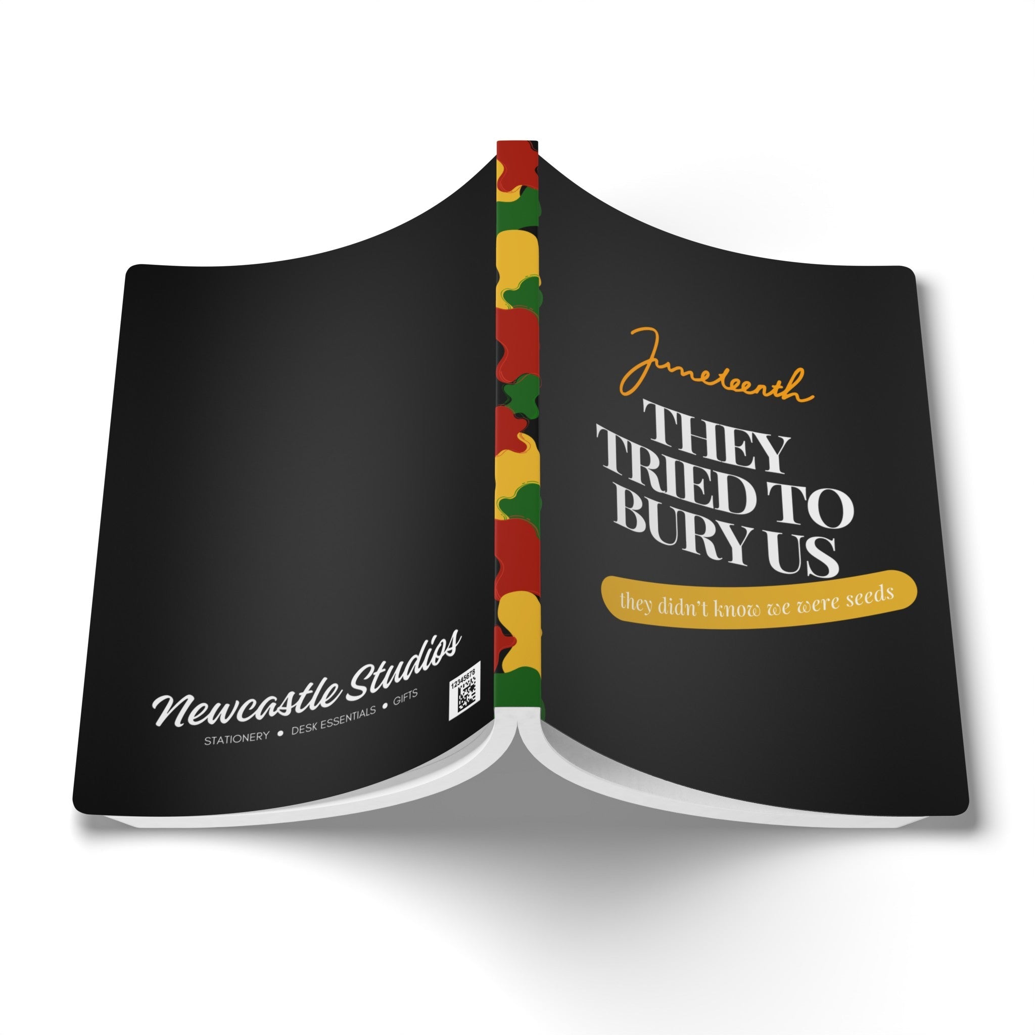 "Juneteenth" Softcover Notebook (With Quotes Inside)