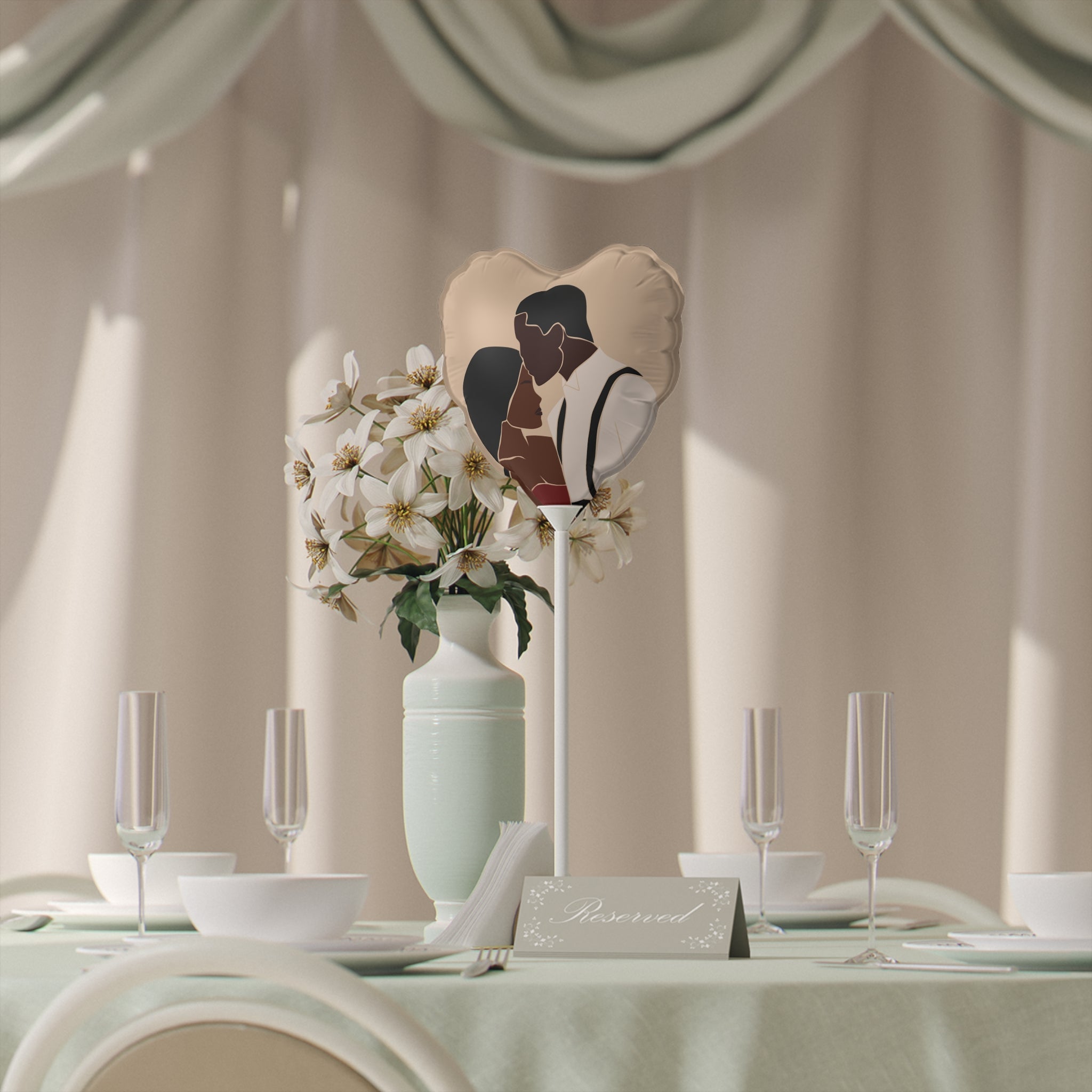 "Black Love #1" Balloon (6 in)