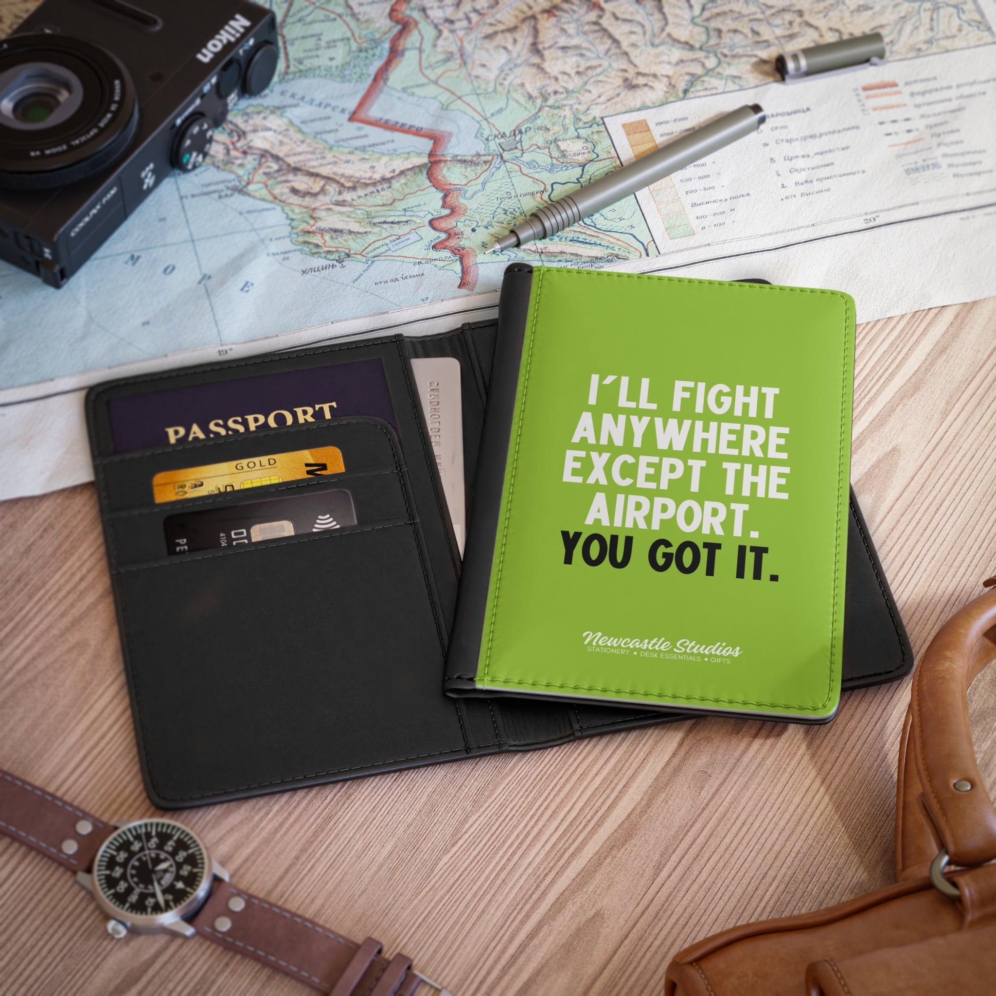 "No Fly List #2" Passport Cover/Holder