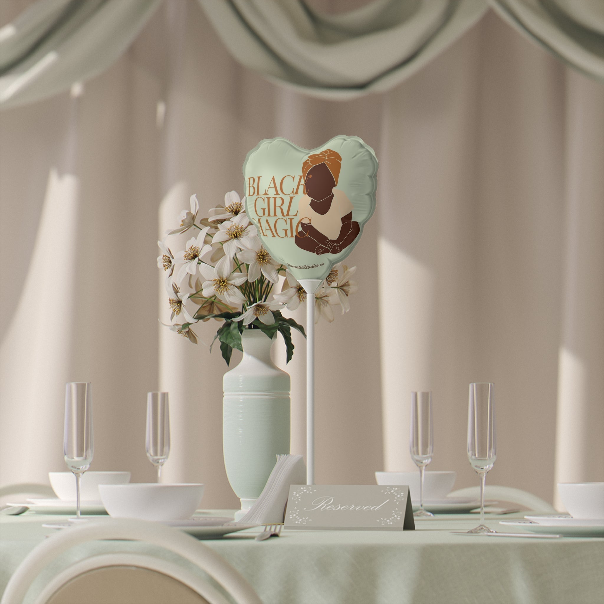 "Black Girl Magic" Sage Balloon (6 in)