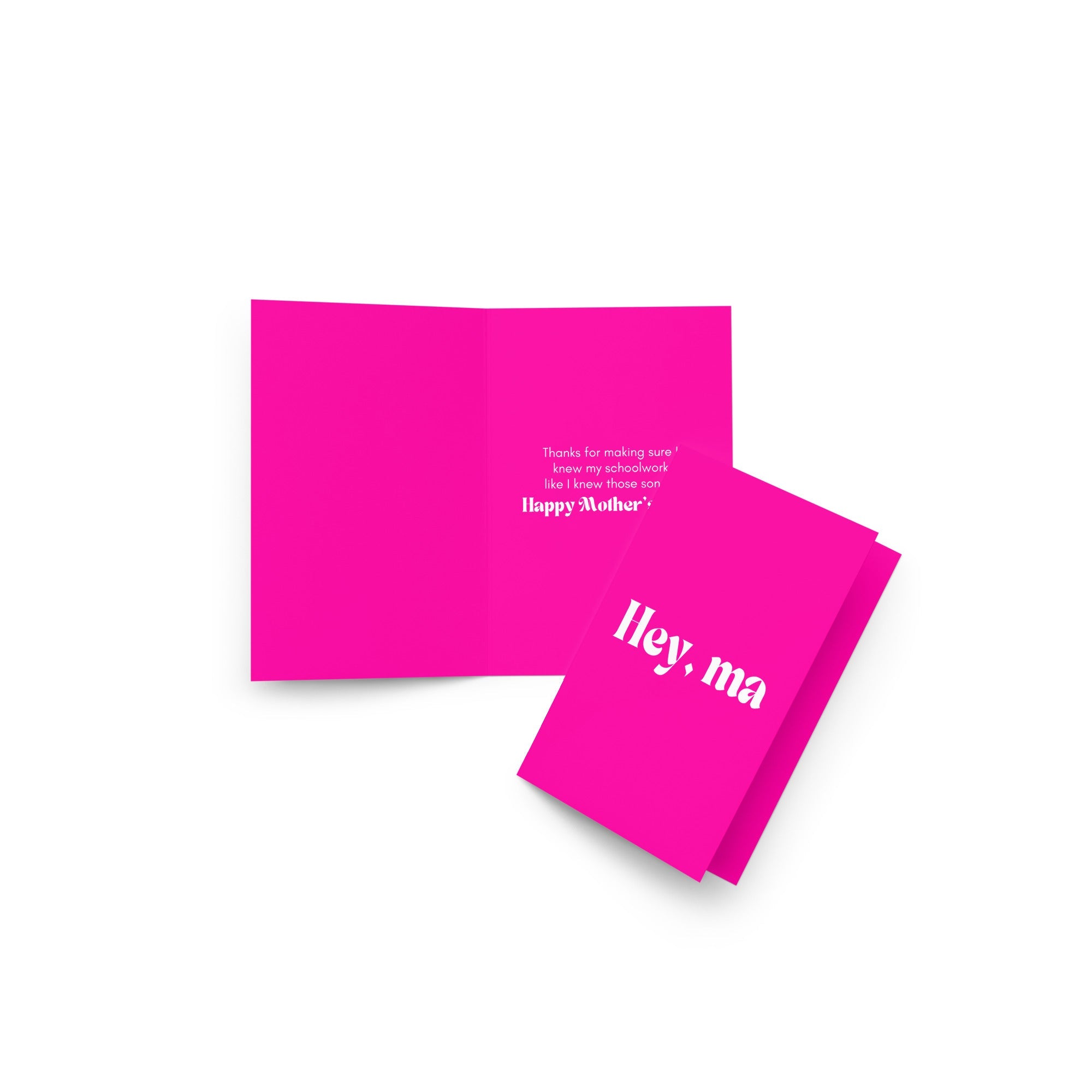 "Hey Ma" Greeting Card