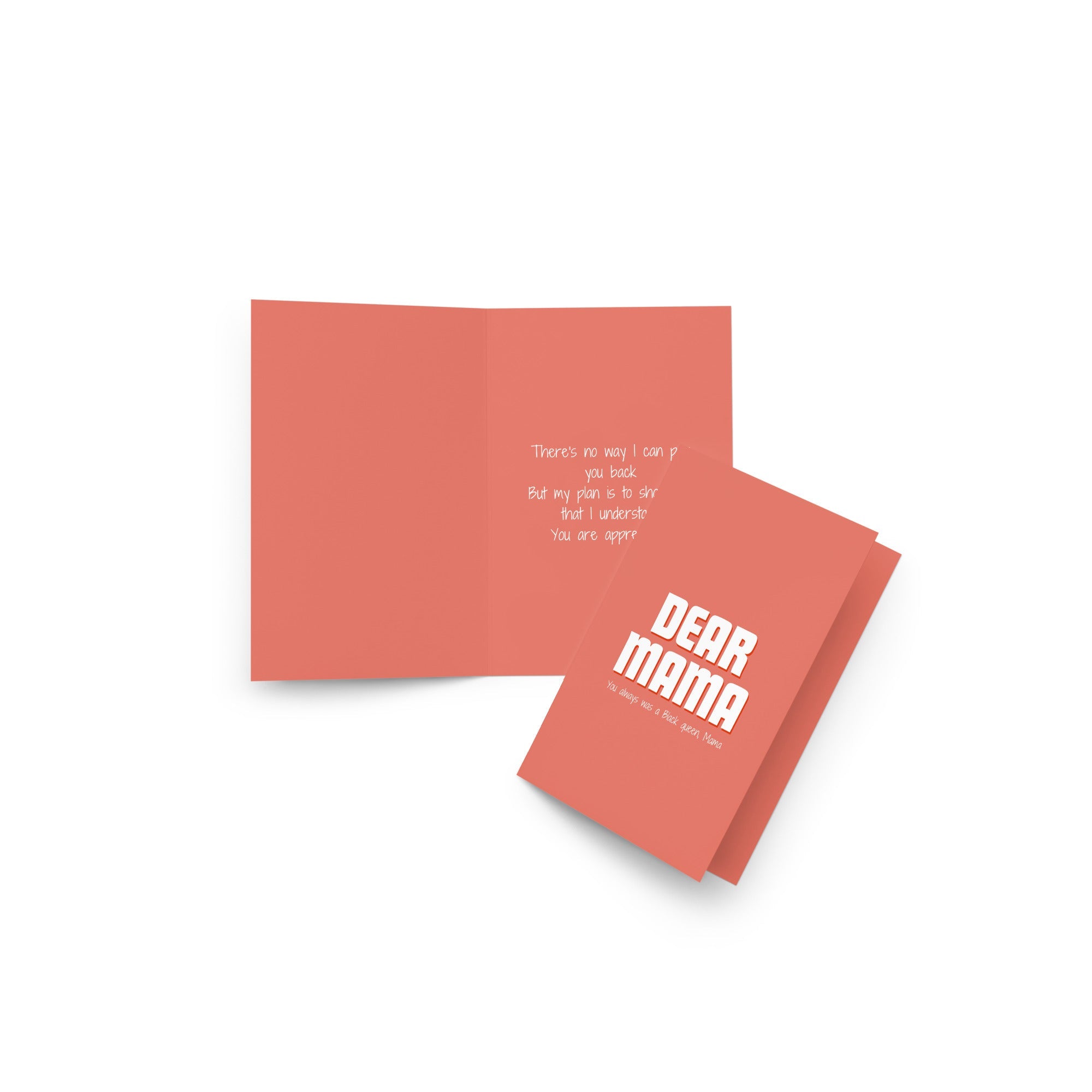 "Dear Mama" Greeting Card