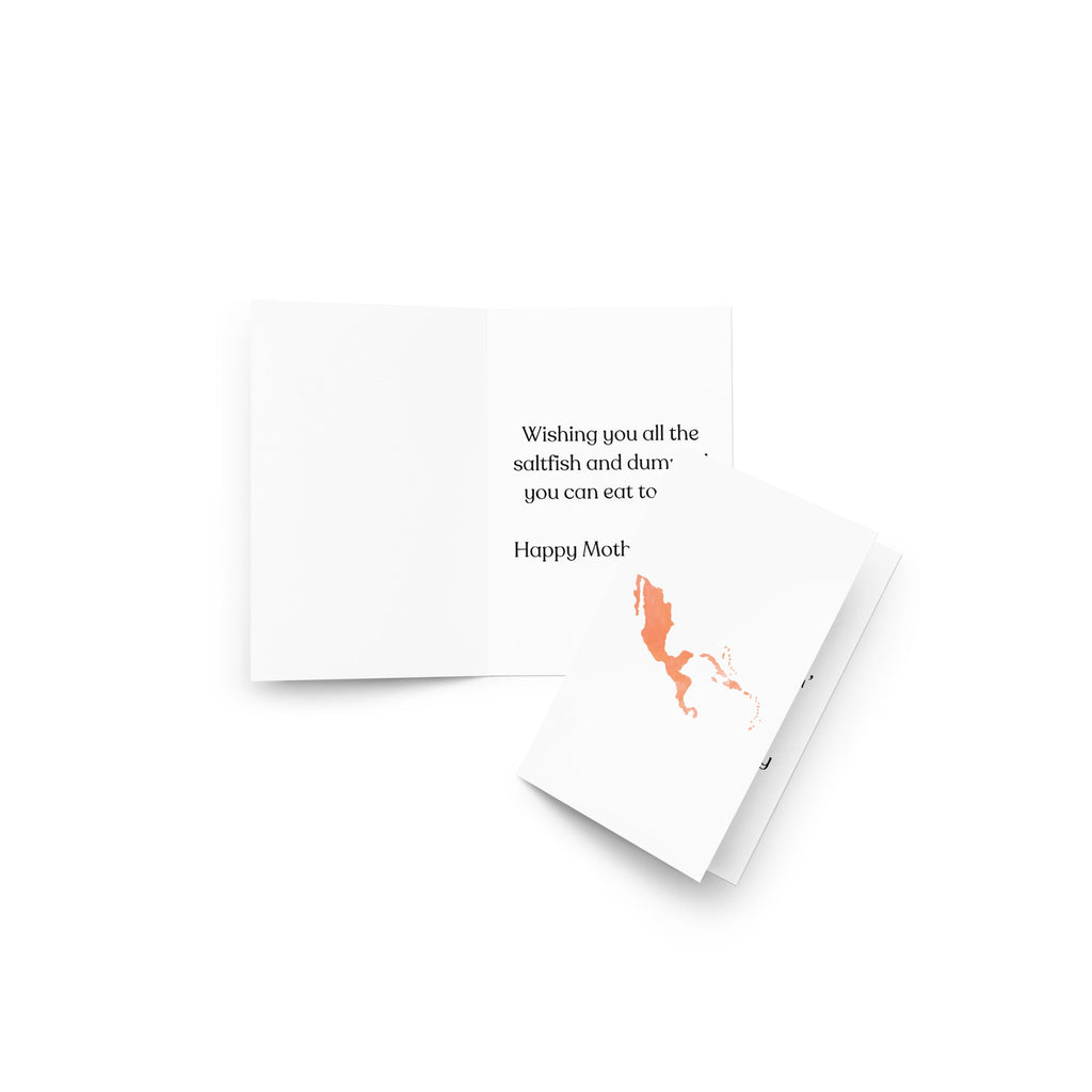 "Caribbean Mom" Greeting Card