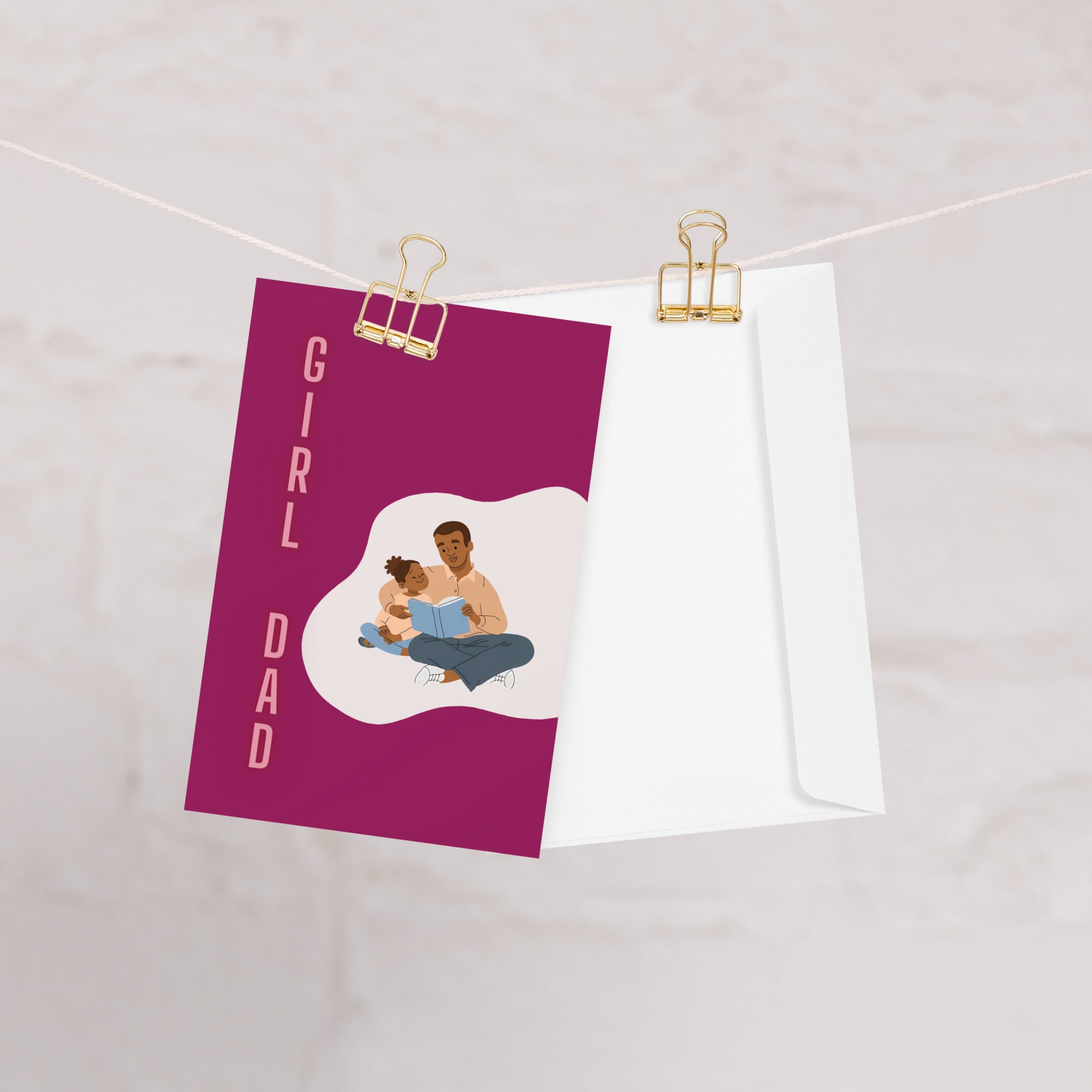"Girl Dad" Greeting Card