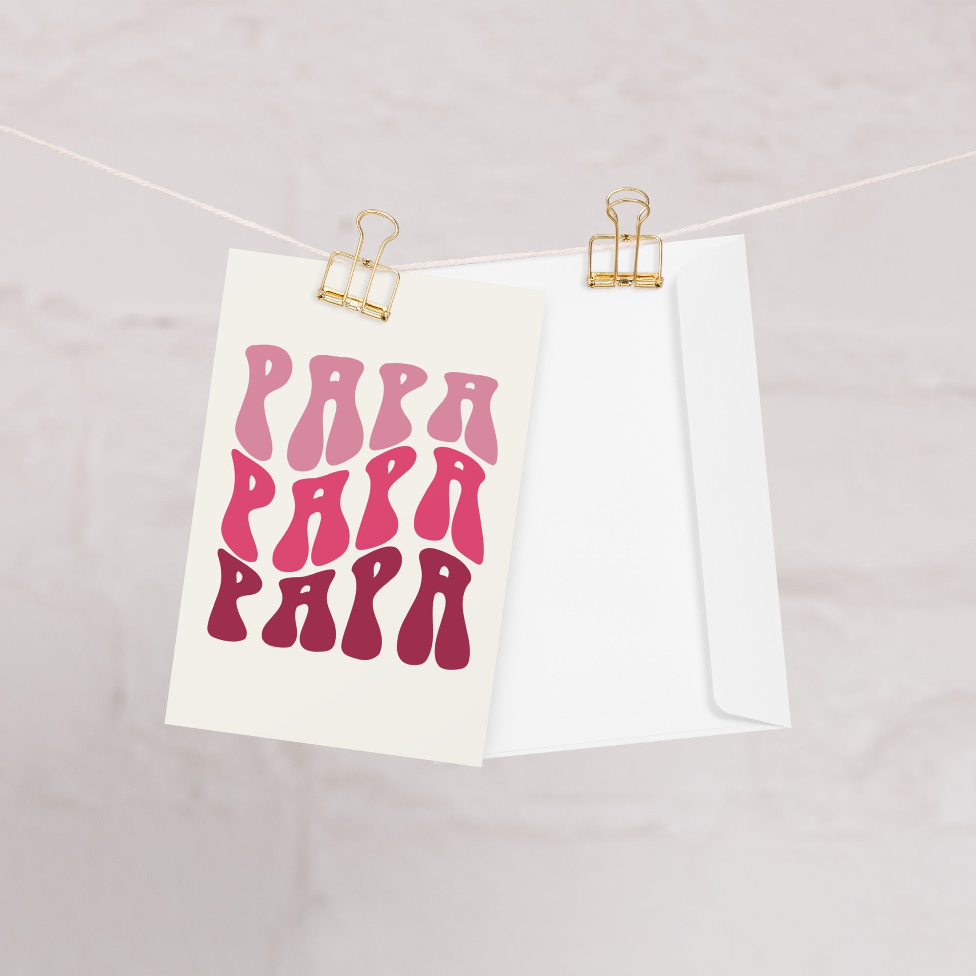 "A Father's Resilience" Greeting card