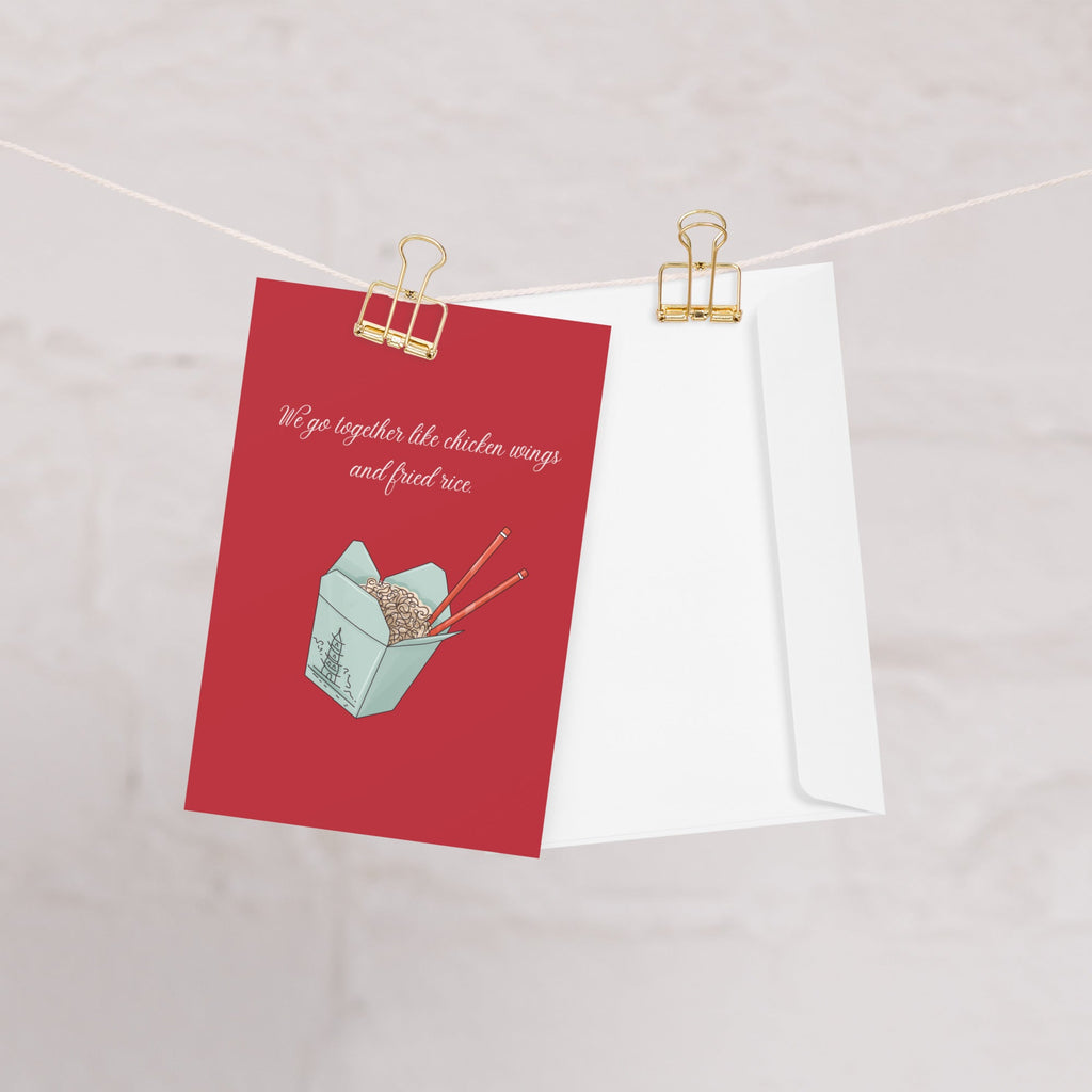 Chicken Wings and Fried Rice #2 Greeting Card