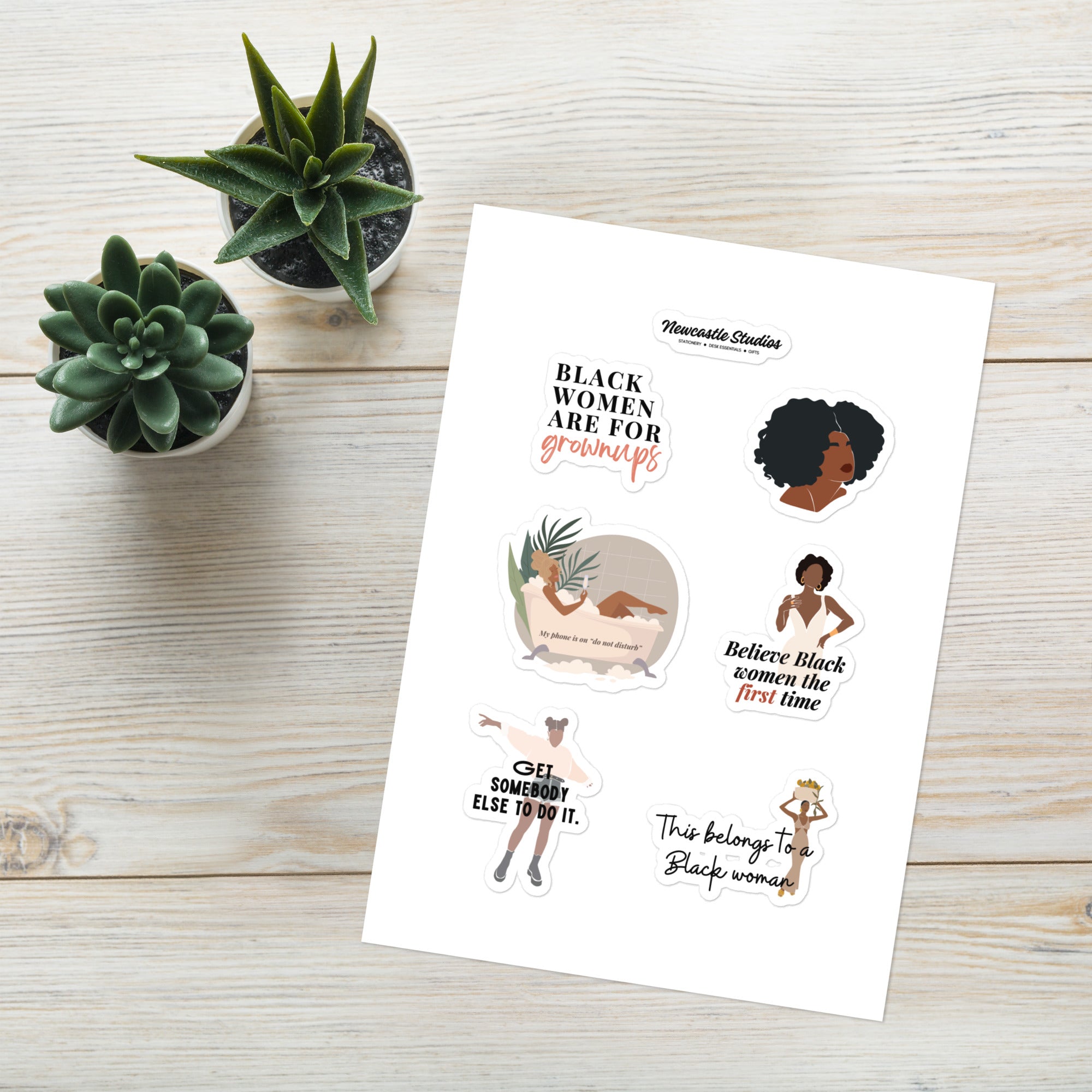 "Melanin #1" Sticker Sheet