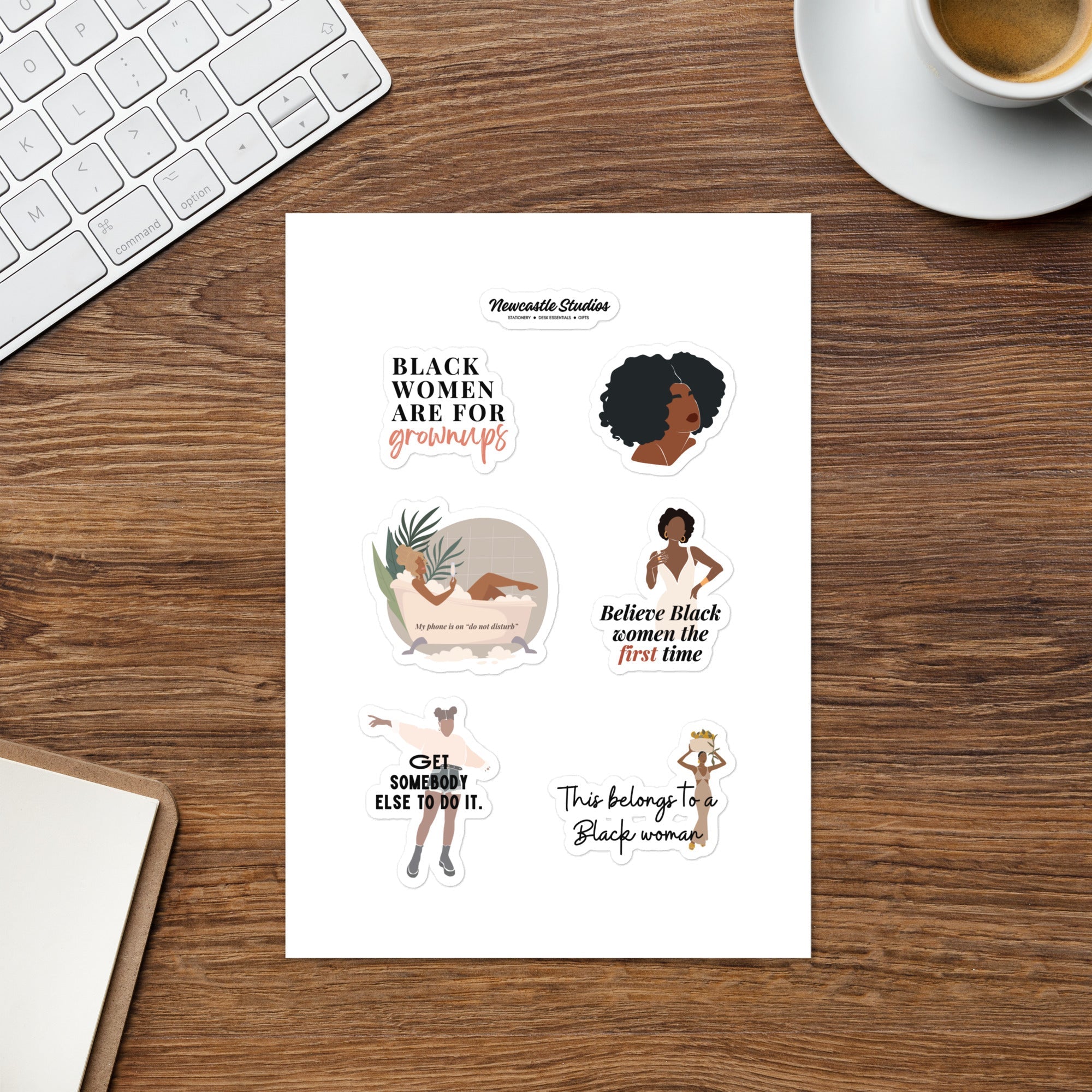 "Melanin #1" Sticker Sheet