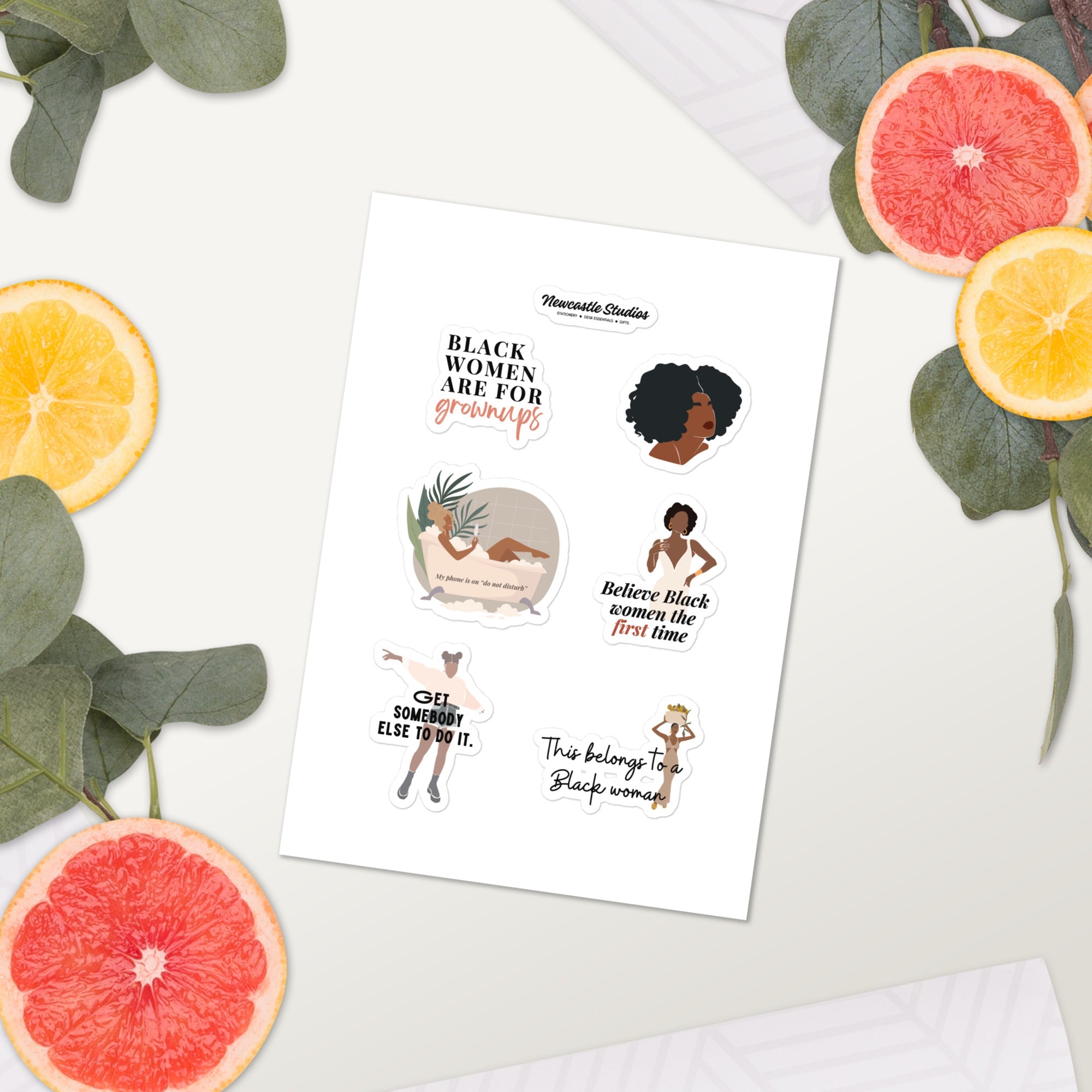 "Melanin #1" Sticker Sheet