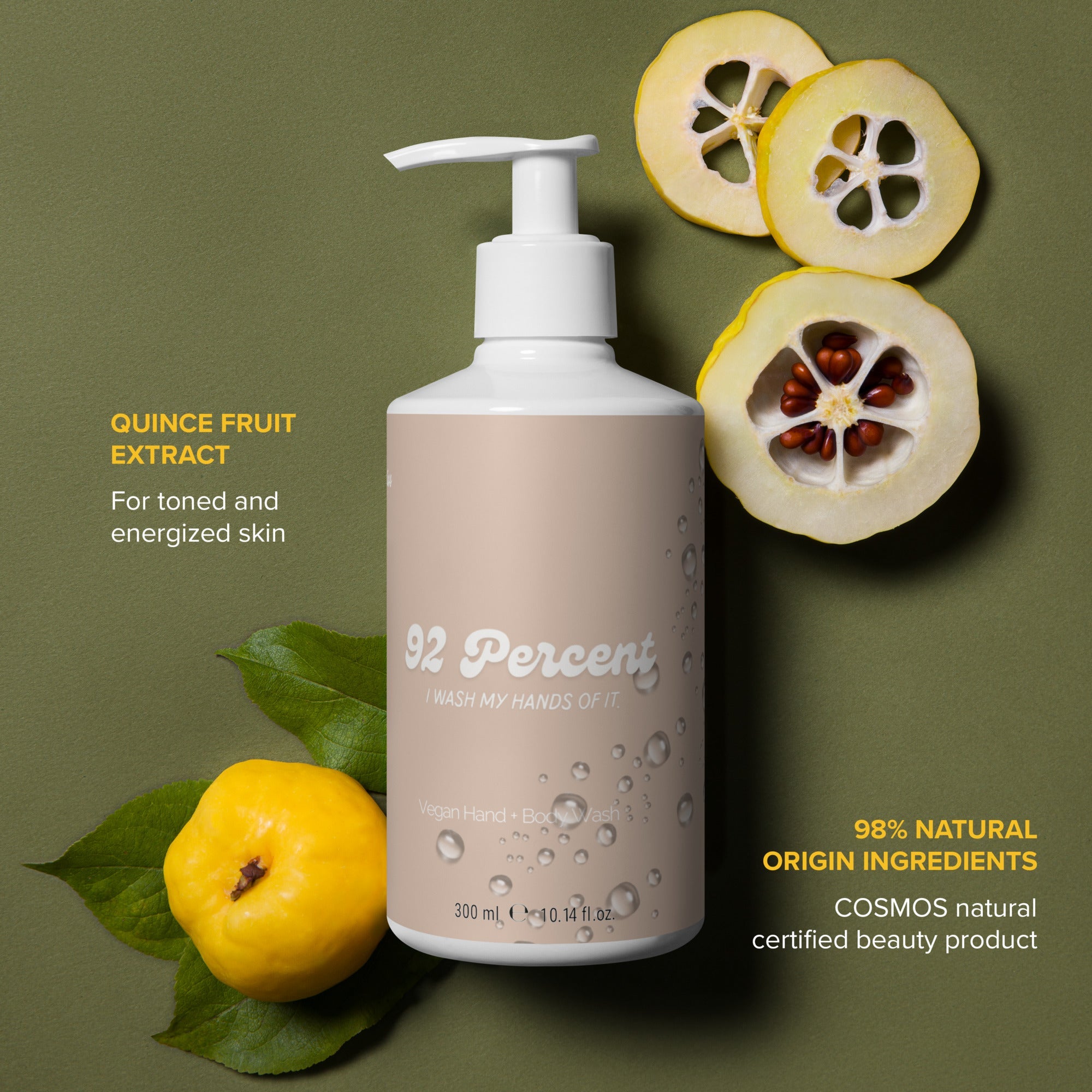 "92 Percent" Hand & Body Wash