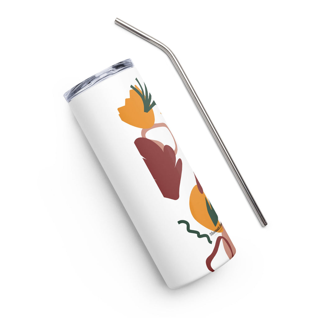 "Stubborn" Slim Tumbler w/ Straw