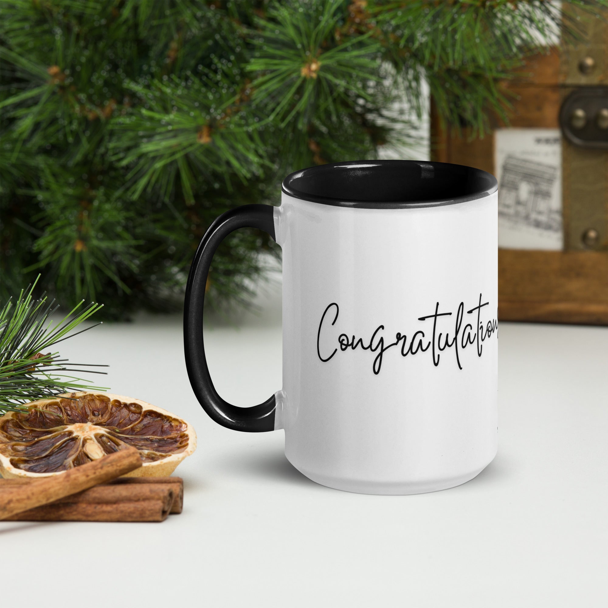 "Congratulations, sis!" Mug