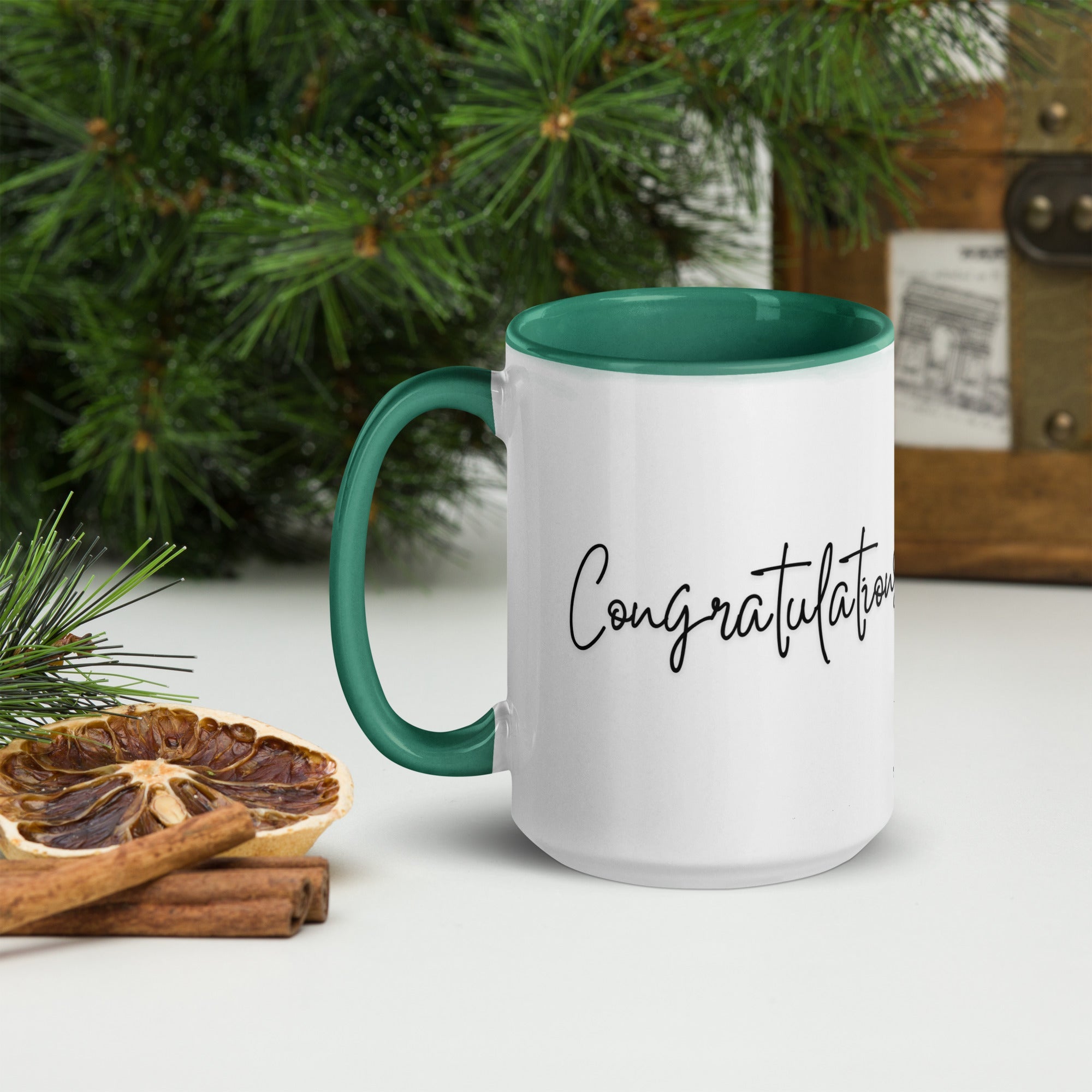 "Congratulations, sis!" Mug