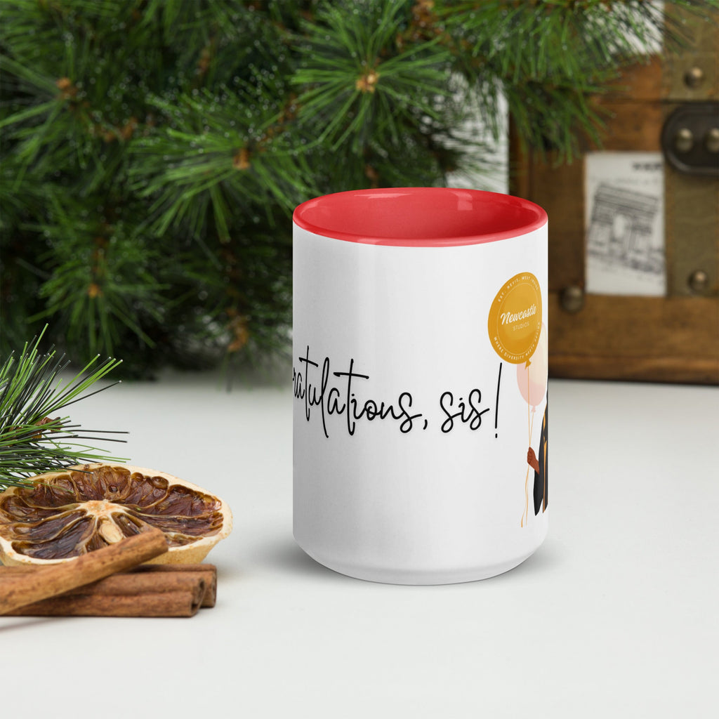 "Congratulations, sis!" Mug