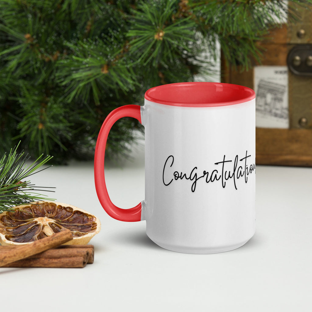 "Congratulations, sis!" Mug
