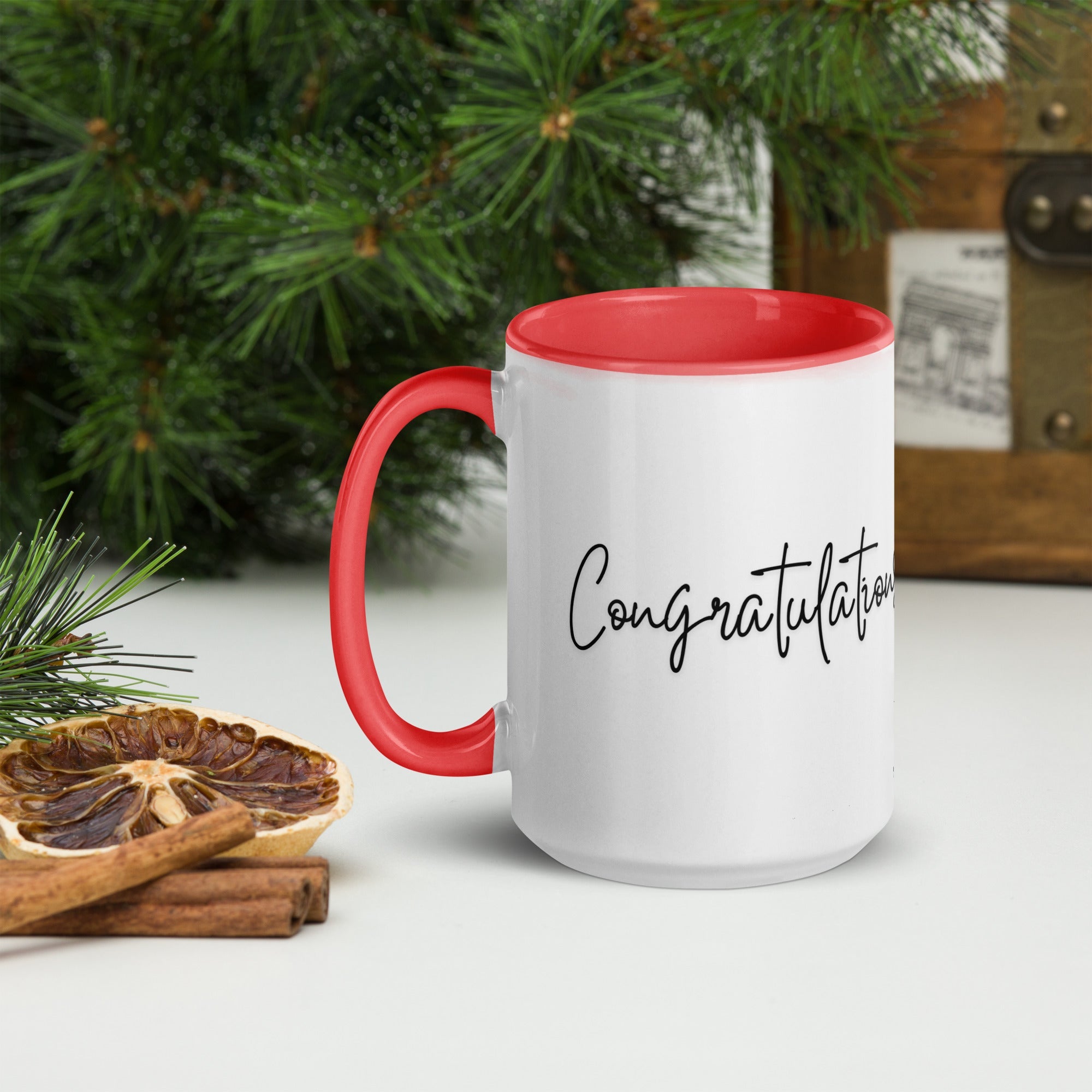 "Congratulations, sis!" Mug